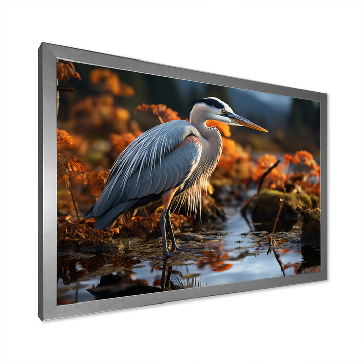 Heron Reflections Of Grace - Heron Home Decor Art