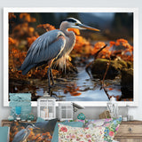 Heron Reflections Of Grace - Heron Home Decor Art
