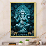 Hinduisim Art Divine Wisdom - Spiritual Canvas Wall Art