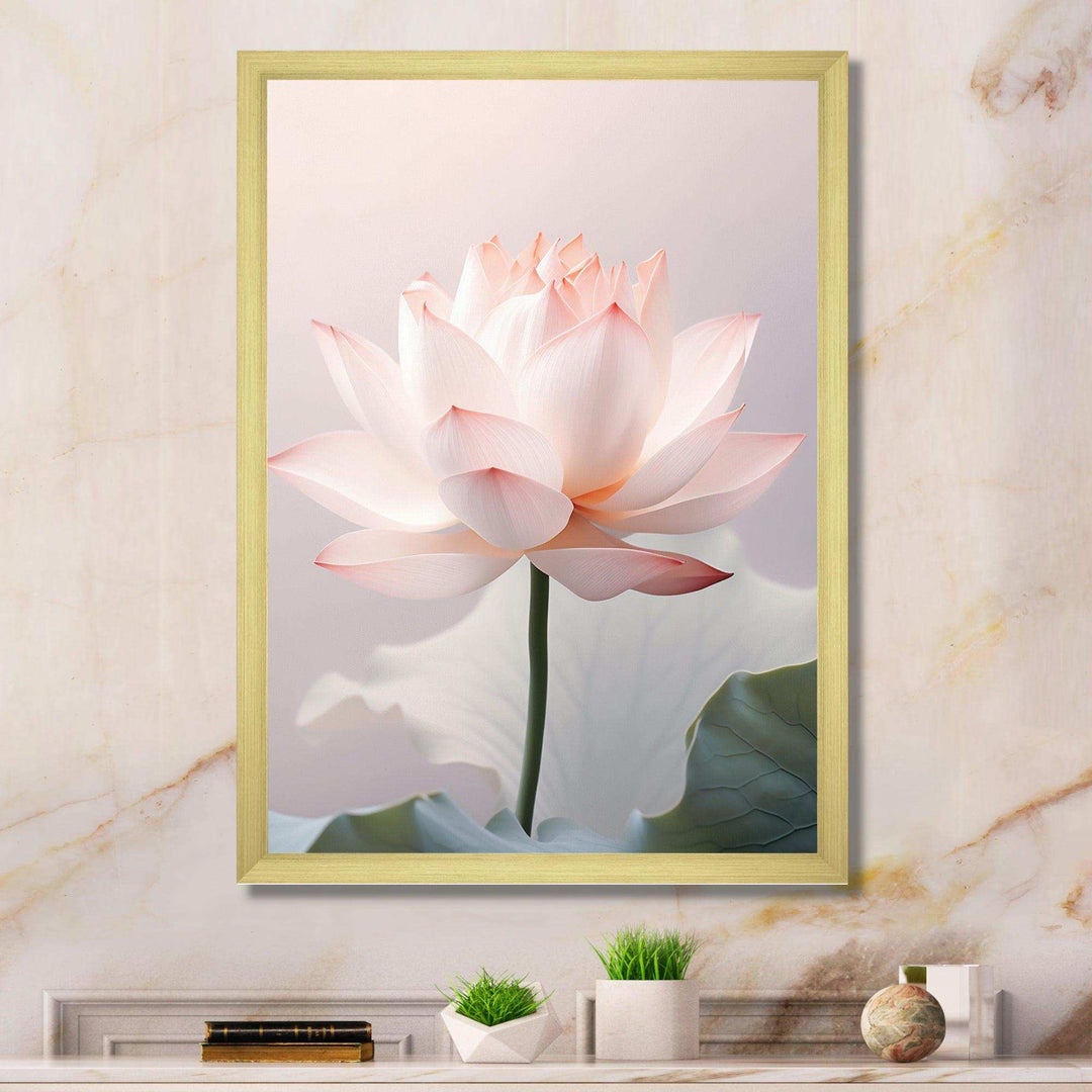 Hinduisim Art Lotus Serenity - Spiritual Canvas Wall Art