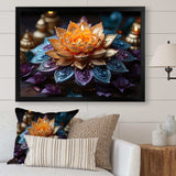 Hinduisim Vibrant Mandala - Spiritual Canvas Wall Art