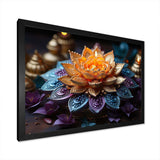 Hinduisim Vibrant Mandala - Spiritual Canvas Wall Art