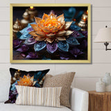 Hinduisim Vibrant Mandala - Spiritual Canvas Wall Art