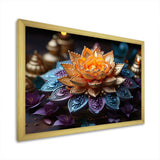 Hinduisim Vibrant Mandala - Spiritual Canvas Wall Art