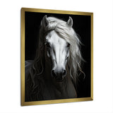 Grey Horse Majestic Monochrome - Horse Home Decor Art