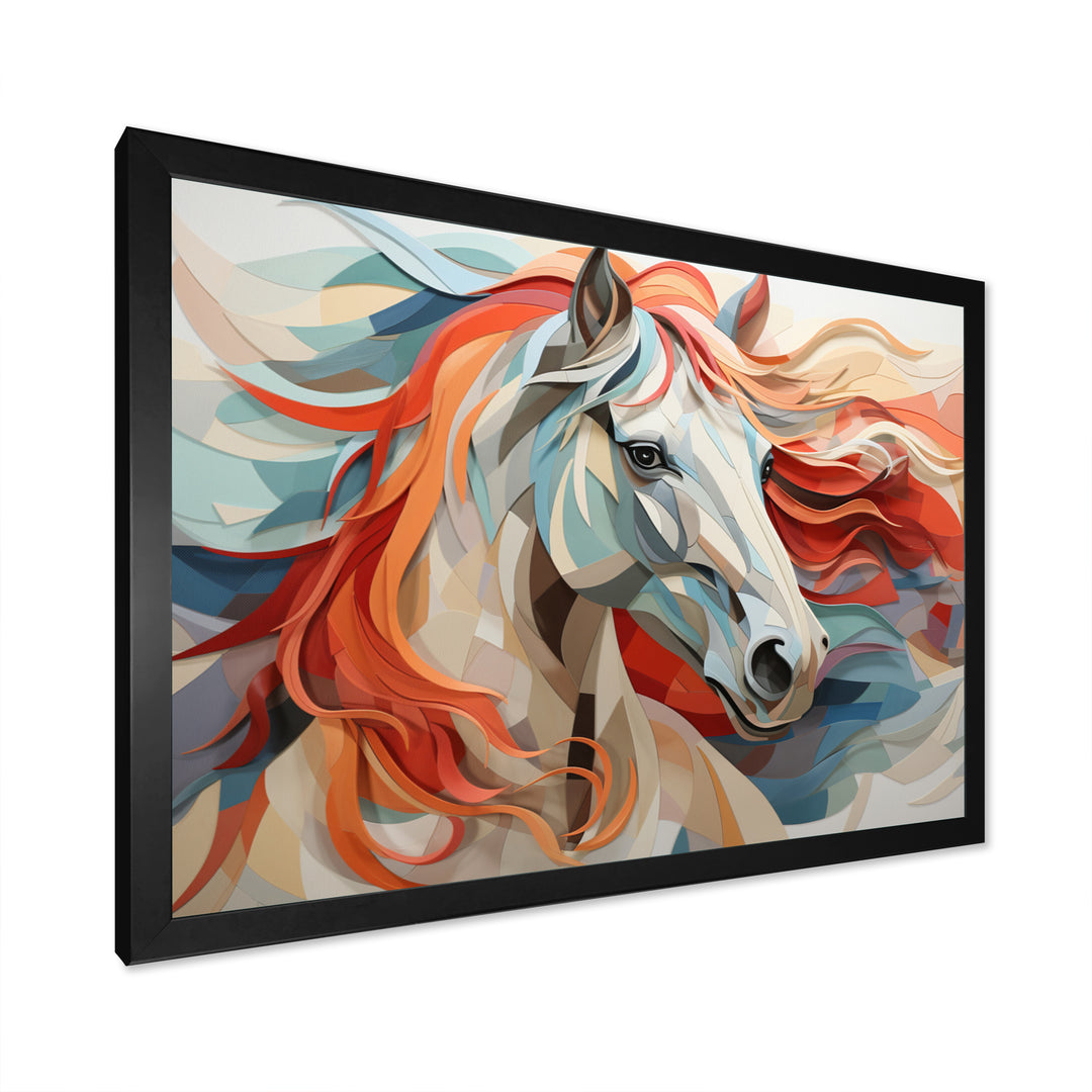 Colorful Horse Spirit Of Equus - Multi-Color Horse Wall Art