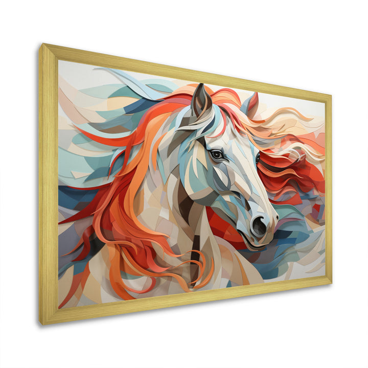 Colorful Horse Spirit Of Equus - Multi-Color Horse Wall Art