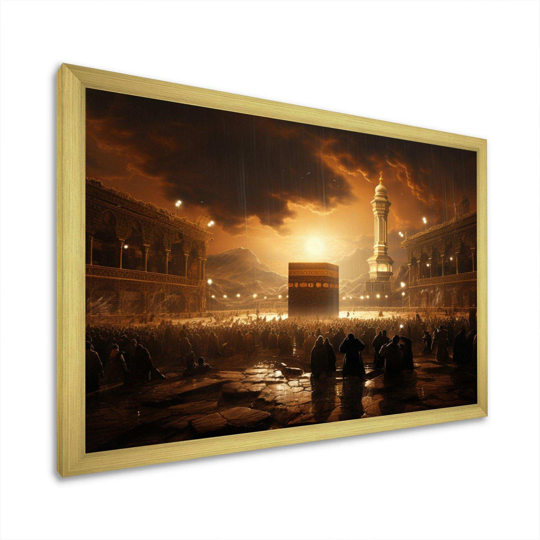 Islam Art The Holy II - Spiritual Canvas Wall Art