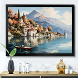 Italy Lake Como - Landscapes Canvas Wall Art