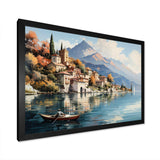 Italy Lake Como - Landscapes Canvas Wall Art