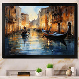 Italy Venetian Reflections I - Landscapes Canvas Wall Art