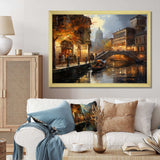 Italy Venetian Reflections II - Landscapes Canvas Wall Art