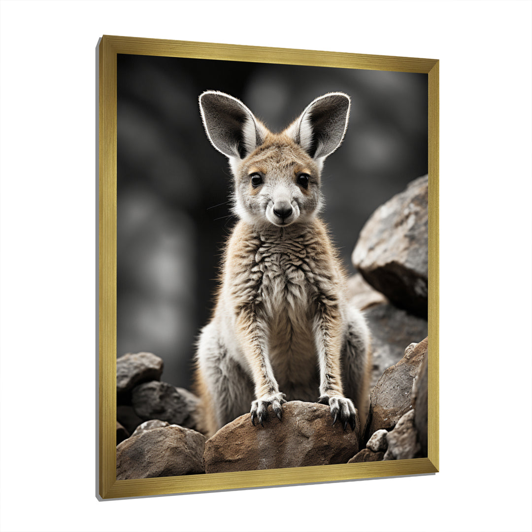 Kangaroo Bound - Kangaroo Home Decor Art