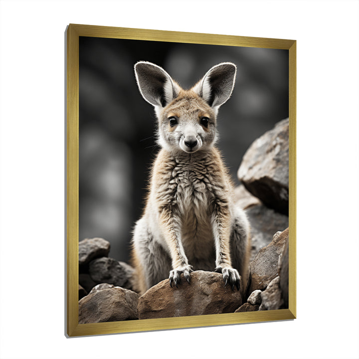 Kangaroo Bound - Kangaroo Home Decor Art