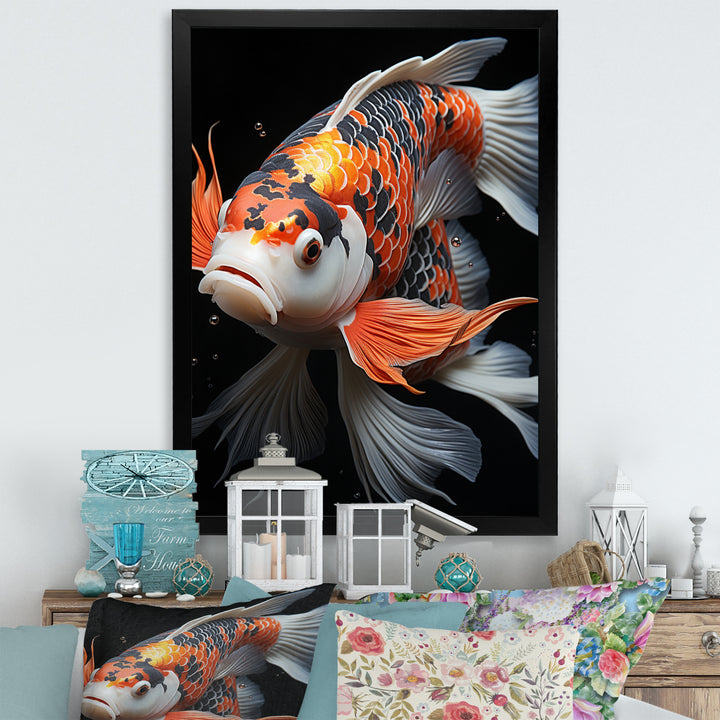 Orange Kois Fish Bold Contrasts - Koi&