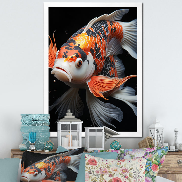 Orange Kois Fish Bold Contrasts - Koi&