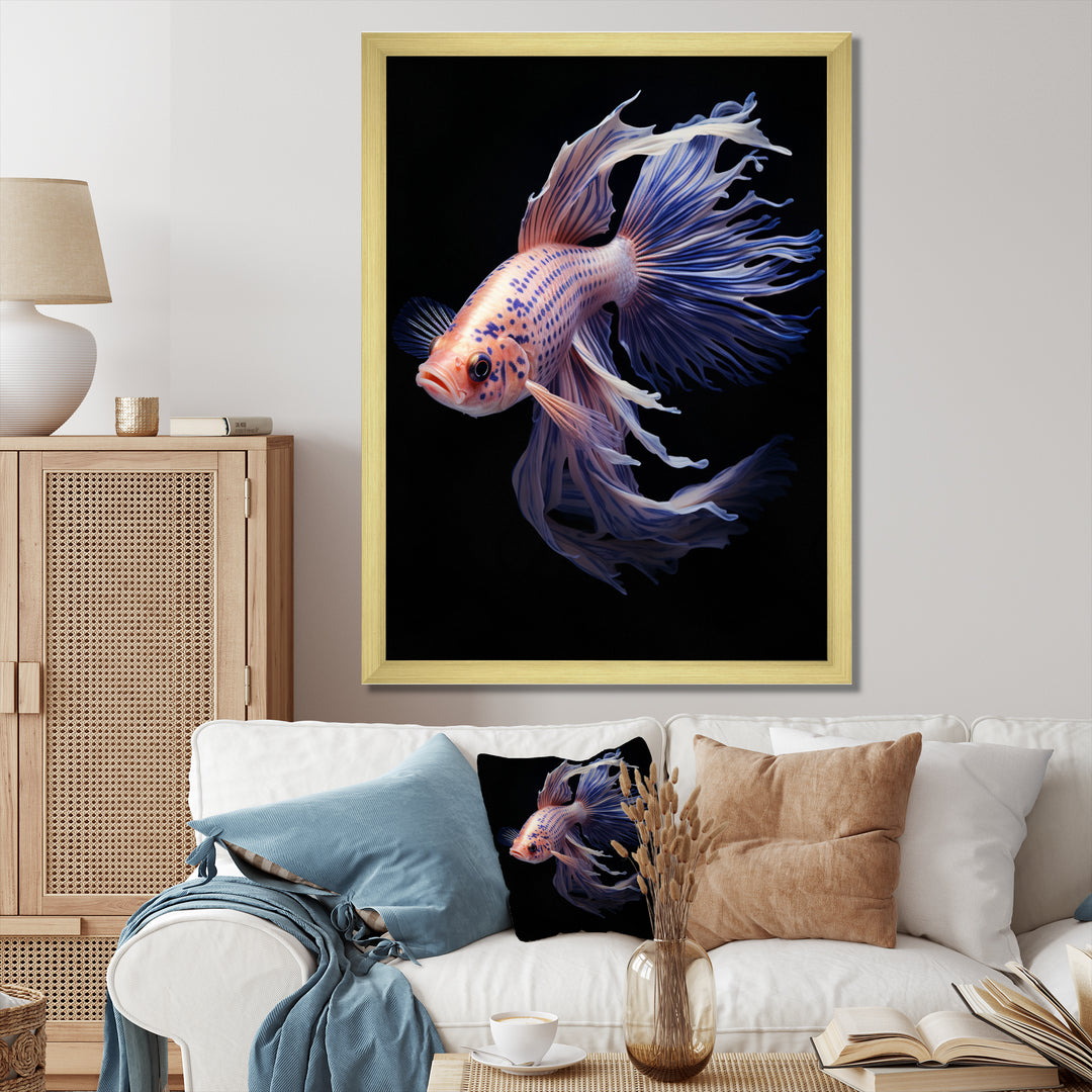Purple Kois Fish Delicate Patterns - Koi&