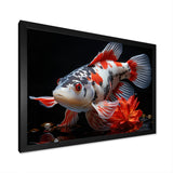 Coral Kois Fish Enigmatic Patterns - Koi's Fish Living Room Wall Art