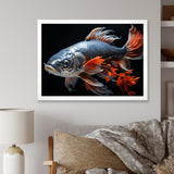 Coral Kois Fish Gentle Beauty - Koi's Fish Bedroom Wall Art