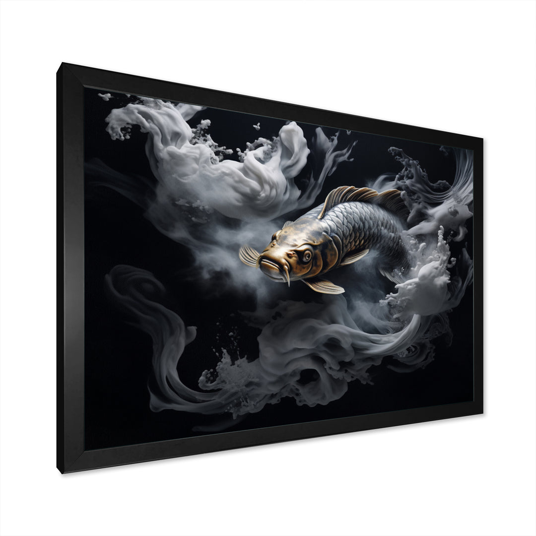 Grey Kois Fish Mystical Elegance - Koi&