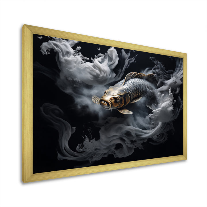 Grey Kois Fish Mystical Elegance - Koi&