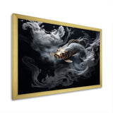 Grey Kois Fish Mystical Elegance - Koi's Fish Wall Decor