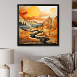 Bold Landscape Canyon Desert VI - Landscapes Canvas Wall Art