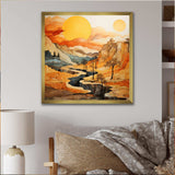 Bold Landscape Canyon Desert VI - Landscapes Canvas Wall Art