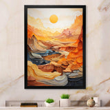 Bold Landscape Canyon Desert II - Landscapes Canvas Wall Art