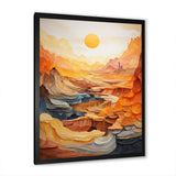 Bold Landscape Canyon Desert II - Landscapes Canvas Wall Art