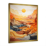 Bold Landscape Canyon Desert II - Landscapes Canvas Wall Art