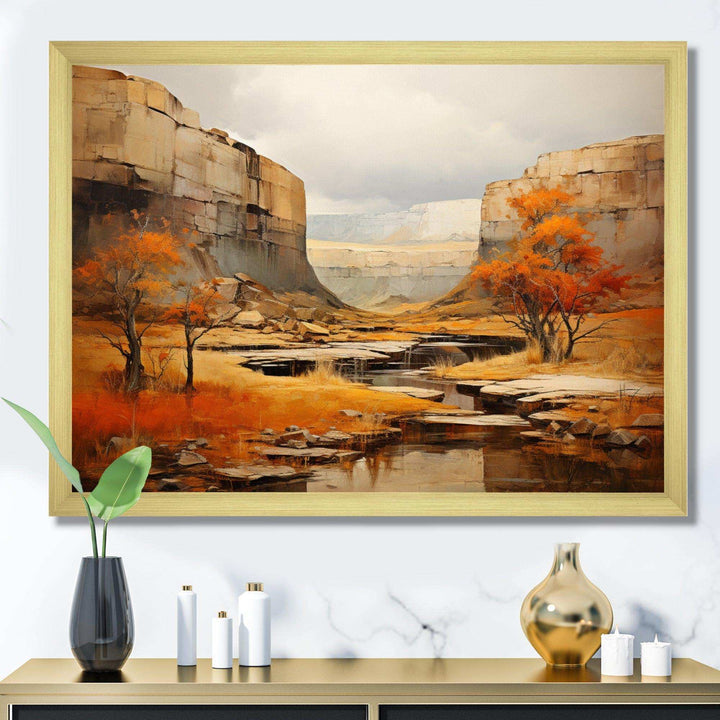 Bold Landscape Canyon Desert IV - Landscapes Canvas Wall Art