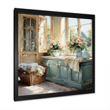 Laundry Room French Vintage I - Illustration Canvas Wall Art