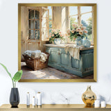 Laundry Room French Vintage I - Illustration Canvas Wall Art