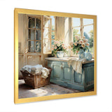 Laundry Room French Vintage I - Illustration Canvas Wall Art