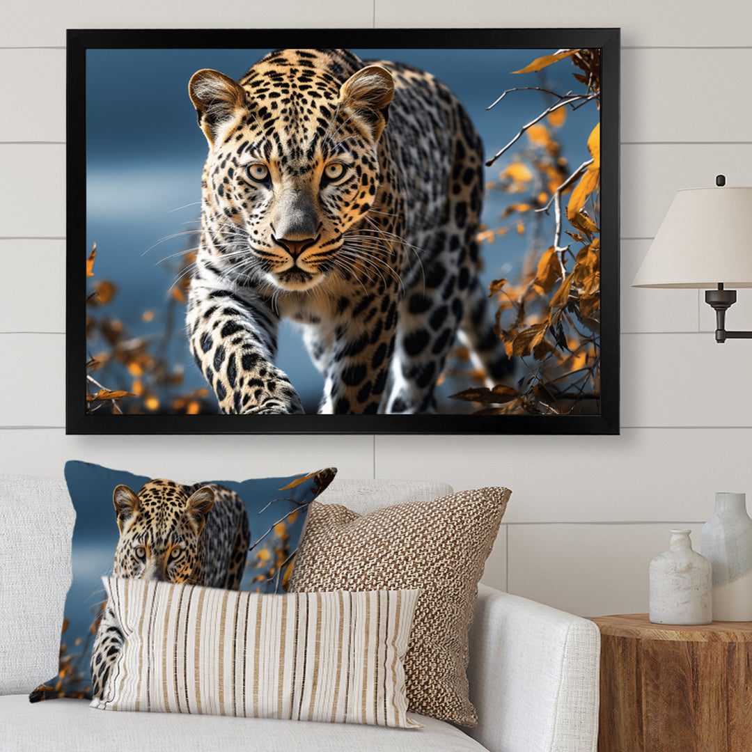 Leopard Sleek Leopard - Leopard Canvas Wall Art