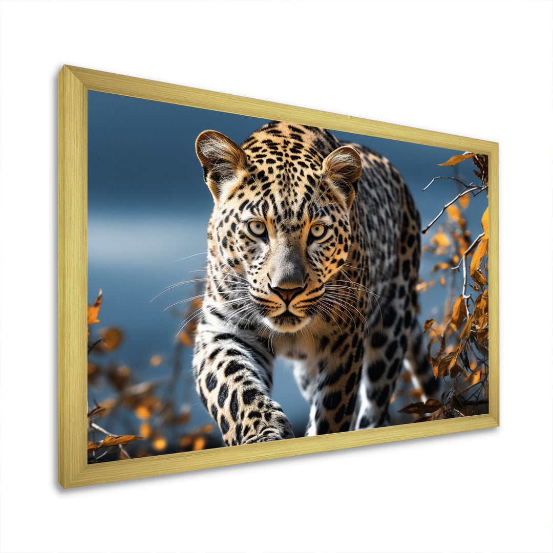 Leopard Sleek Leopard - Leopard Canvas Wall Art