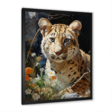 Leopard Elegance Pastoral - Leopard Wall Art Prints