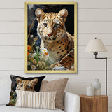 Leopard Elegance Pastoral - Leopard Wall Art Prints