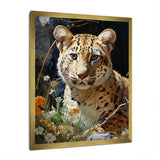 Leopard Elegance Pastoral - Leopard Wall Art Prints