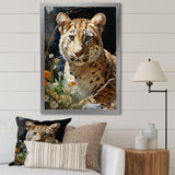 Leopard Elegance Pastoral - Leopard Wall Art Prints