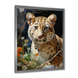 Leopard Elegance Pastoral - Leopard Wall Art Prints
