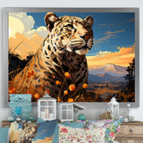 Leopard Lookout In Africa - Leopard Wall Art Prints