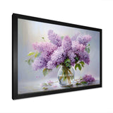 Lilacs Romantic Impression III - Floral Canvas Wall Art