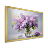 Lilacs Romantic Impression III - Floral Canvas Wall Art