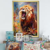 Lion Impressionist Serenade Impressionist - Lion Bedroom Wall Art