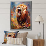 Lion Impressionist Serenade Impressionist - Lion Bedroom Wall Art