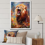 Lion Impressionist Serenade Impressionist - Lion Bedroom Wall Art