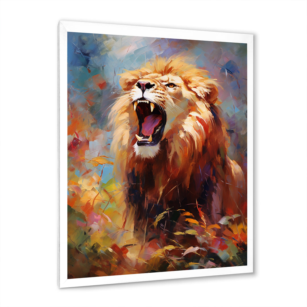 Lion Impressionist Serenade Impressionist - Lion Bedroom Wall Art
