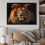 Lion Portrait - Lion Wall Decor